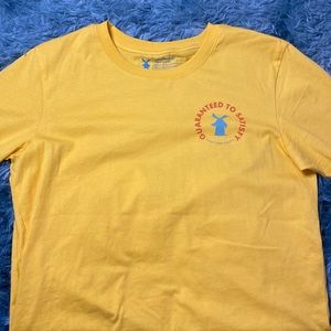 Dutch bros yellow short sleeve tee